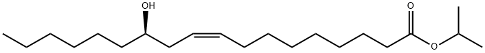 isopropyl (R)-12-hydroxyoleate  Struktur