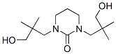 3,4,5,6-テトラヒドロ-1,3-ビス(3-ヒドロキシ-2,2-ジメチルプロピル)ピリミジン-2(1H)-オン 化学構造式