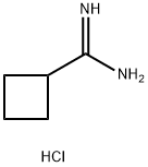 盐酸环丁烷羰基脒, 71690-89-6, 结构式