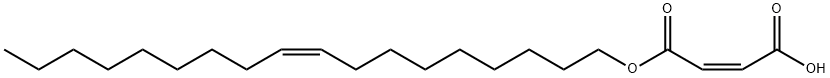 (Z)-2-ブテン二酸水素1-[(Z)-9-オクタデセニル] 化学構造式