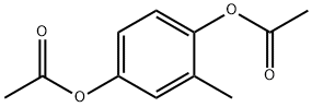 2,5-ジアセトキシトルエン 化学構造式