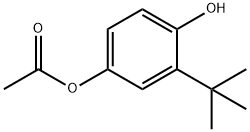 2-(1,1-Dimethylethyl)-1,4-benzenediol 4-acetate 结构式