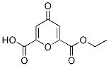 6-(ethoxycarbonyl)-4-oxo-4H-pyran-2-carboxylic acid Structure