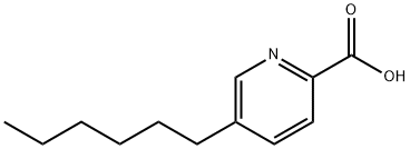 5-Hexylpyridine-2-carboxylic acid Structure