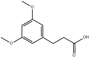 3-(3,5-ジメトキシフェニル)プロピオン酸 化学構造式