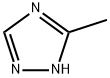 3-メチル-1H-1,2,4-トリアゾール 化学構造式