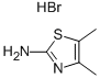 2-氨基-4,5-二甲基噻唑溴酸盐 结构式