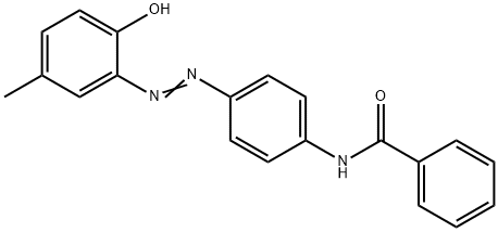 N-[4-[(2-hydroxy-5-methylphenyl)azo]phenyl]benzamide Structure