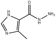 1H-Imidazole-4-carboxylicacid,5-methyl-,hydrazide(9CI) Struktur