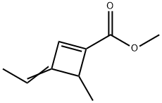 1-Cyclobutene-1-carboxylicacid,3-ethylidene-4-methyl-,methylester(9CI) Struktur
