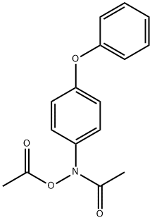 N-(Acetyloxy)-N-(4-phenoxyphenyl)acetamide Struktur