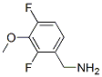 2,4-ジフルオロ-3-メトキシベンジルアミン 化学構造式
