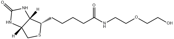 1H-Thieno[3,4-d]iMidazole-4-pentanaMide, hexahydro-N-[2-(2-hydroxyethoxy)ethyl]-2-oxo-, (3aS,4S,6aR)-, 717119-80-7, 结构式