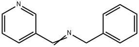 N-BENZYL-N-(3-PYRIDYLMETHYLENE)AMINE Structure