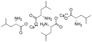 L-ロイシン・2カルシウム塩 化学構造式