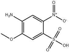 5-methoxy-2-nitrosulphanilic acid Struktur