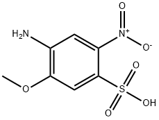 5-methoxy-2-nitrosulphanilic acid Structure