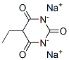 sodium 5-ethylbarbiturate Structure