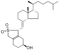 (3β,6S,7E)-6,19-Sulfonyl-9,10-secocholesta-5(10),7-dien-3-ol Structure