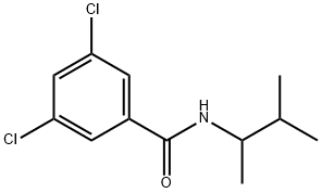 3,5-dichloro-N-(1,2-dimethylpropyl)benzamide  Structure