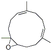 1,5,9-Trimethyl-13-oxabicyclo[10.1.0]trideca-4,8-diene Structure