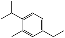 Benzene, 4-ethyl-2-methyl-1-(1-methylethyl)- (9CI) Struktur