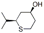 2H-Thiopyran-4-ol,tetrahydro-2-(1-methylethyl)-,cis-(9CI) Struktur