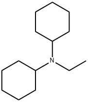ジシクロヘキシル(エチル)アミン 化学構造式