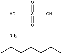 (1,5-dimethylhexyl)ammonium sulphate,71750-52-2,结构式