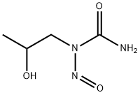 N-(2-hydroxypropyl)-N-nitrosourea Struktur