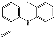 2-[(2-Chlorophenyl)amino]-benzaldehyde Struktur