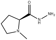 L-Proline, 1-methyl-, hydrazide (9CI) Structure
