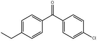 4-クロロ-4'-エチルベンゾフェノン 化学構造式