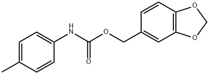 Carbanilic acid, p-methyl-, piperonyl ester (7CI, 8CI) Structure