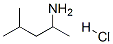 4-甲基-2-戊胺盐酸盐 结构式