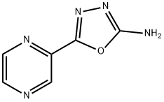 5-pyrazin-2-yl-1,3,4-oxadiazol-2-amine Struktur