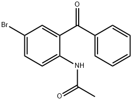 N-(2-苯甲酰基-4-溴苯基)乙酰胺, 71787-43-4, 结构式