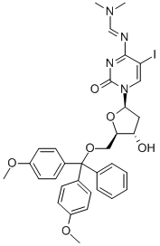 717876-96-5 5'-O-(DIMETHOXYTRITYL)-N4-DIMETHYLAMINOMETHYLIDENE-5-IODO-2'-DEOXYCYTIDINE