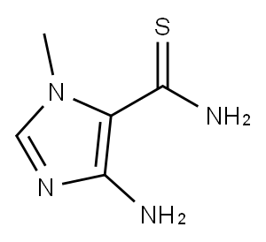 1H-Imidazole-5-carbothioamide,  4-amino-1-methyl- Structure