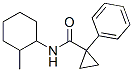 Cyclopropanecarboxamide, N-(2-methylcyclohexyl)-1-phenyl- (9CI) Structure
