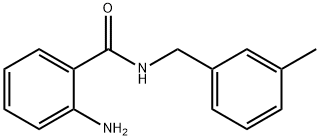 2-AMINO N-( 3-METHYL BENZYL)BENZAMIDE Struktur