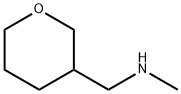 3-(メチルアミノメチル)テトラヒドロピラン 化学構造式