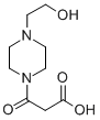 3-[4-(2-HYDROXY-ETHYL)-PIPERAZIN-1-YL]-3-OXO-PROPIONIC ACID 化学構造式