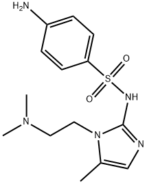 Benzenesulfonamide, 4-amino-N-(1-(2-(dimethylamino)ethyl)-5-methyl-1H- imidazol-2-yl)-|