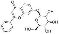 7-HYDROXYFLAVONE-BETA-D-GLUCOSIDE Structure