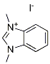 1,3-ジメチル-1H-ベンゾイミダゾリウムヨージド 化学構造式