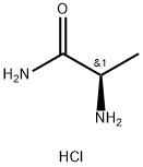H-D-ALA-NH2塩酸塩 化学構造式