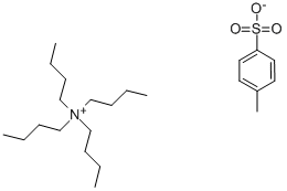 四丁基对甲苯磺酸铵,7182-86-7,结构式