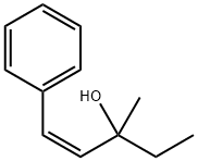 (Z)-3-Methyl-1-phenyl-1-penten-3-ol Structure