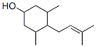 3,5-Dimethyl-4-(3-methyl-2-butenyl)cyclohexanol Structure